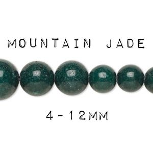 2/$20 Green Mountain Jade Graduated Beads